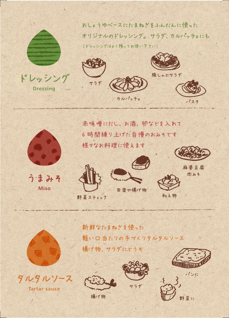 マスター特製調味料 おすすめのお召し上がり方